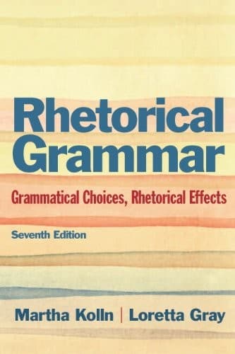 Tapa de Rhetoric Grammar