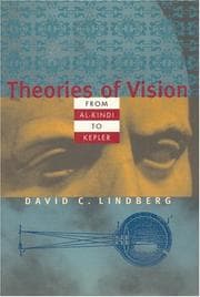 Tapa de Theories of Vision from Al-Kindi to Kepler
