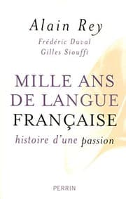 Tapa de Mille ans de langue française