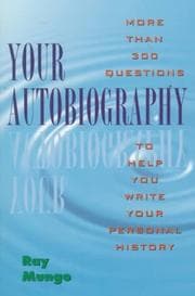 Tapa de Your autobiography