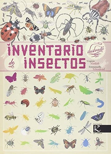 Tapa de Inventario ilustrado de insectos