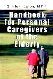 Tapa de Handbook for Personal Caregivers of the Elderly