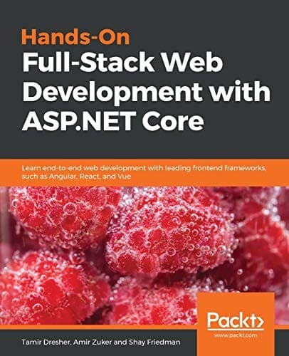 Tapa de Hands-On Full-Stack Web Development with ASP. NET Core