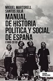Tapa de Manual de historia política y social de España