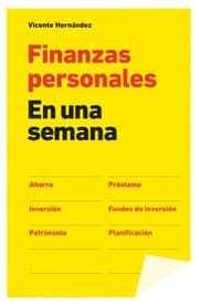 Tapa de Finanzas personales en una semana