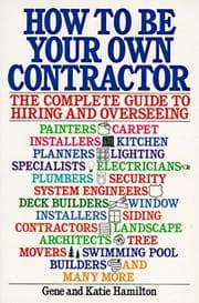Tapa de How to be your own contractor