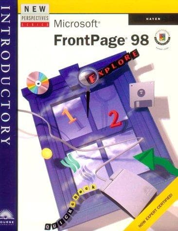 Tapa de New perspectives on Microsoft FrontPage 98