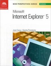 Tapa de New Perspectives on Microsoft Internet Explorer 5 - Introductory