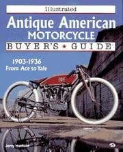 Tapa de Illustrated antique American motorcycle buyer's guide