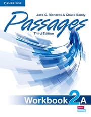 Tapa de PASSAGES LEVEL 2 WORKBOOK A 3RD EDITION
