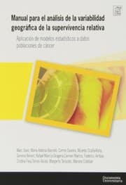 Tapa de Manual para el análisis de la variabilidad geográfica de la supervivencia relativa