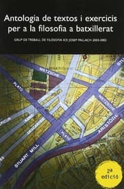 Tapa de Antologia de textos i exercicis per a la filosofia a batxillerat