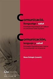Tapa de Comunicació, llenguatge i salut / Comunicación, lenguaje y salud