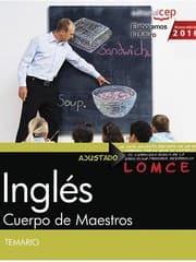 Tapa de Cuerpo de Maestros. Inglés. Temario
