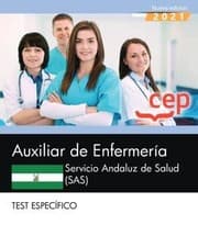 Tapa de Auxiliar de Enfermería. Servicio Andaluz de Salud . Test específico