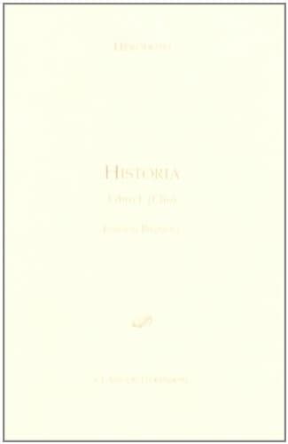 Tapa de Historia. Libro I. Clío.