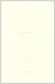 Tapa de Historia. Libro I. Clío.