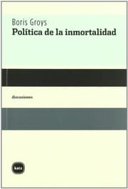Tapa de Política de la inmortalidad