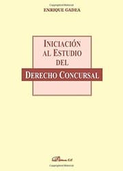 Tapa de Iniciación al estudio del derecho concursal