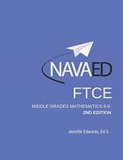 Tapa de FTCE Middle Grades Mathematics 5-9 2nd Edition