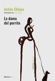 Tapa de La dama del perrito. Ed. 2019. Carton