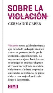 Tapa de Sobre la violación