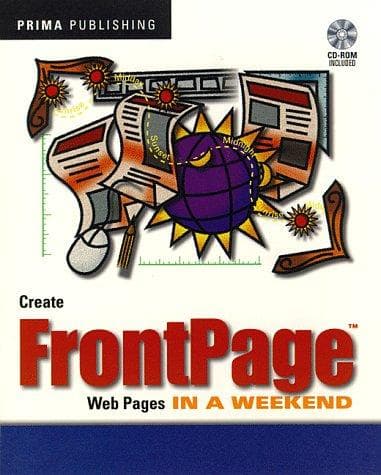 Tapa de Create FrontPage Web pages in a weekend