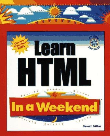 Tapa de Learn HTML in a weekend