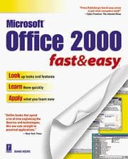 Tapa de Office 2000 fast & easy