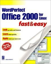 Tapa de WordPerfect Office 2000 for Linux Fast & Easy (PSR) (Fast & Easy)