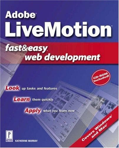 Tapa de Adobe LiveMotion Fast & Easy Web Development (Fast & Easy)