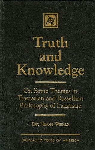 Tapa de Truth and knowledge