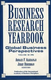 Tapa de Business Research Yearbook, Volume III
