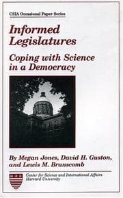 Tapa de Informed legislatures