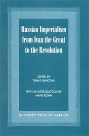 Tapa de Russian imperialism from Ivan the Great to the revolution