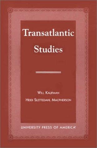 Tapa de Transatlantic studies