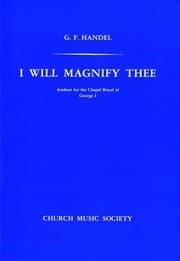 Tapa de I Will Magnify Thee