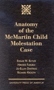Tapa de Anatomy of the McMartin child molestation case