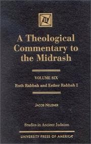 Tapa de A Theological Commentary to the Midrash, Vol. 6