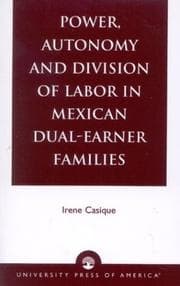 Tapa de Power, autonomy and division of labor in Mexican dual-earner families