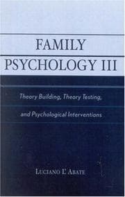 Tapa de Family Psychology III