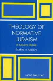 Tapa de Theology of Normative Judaism