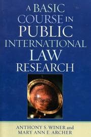 Tapa de A Basic Course in Public International Law Research