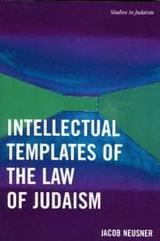 Tapa de Intellectual Templates of the Law of Judaism
