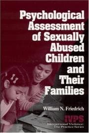Tapa de Psychological Assessment of Sexually Abused Children and Their Families (Interpersonal Violence: The Practice Series)