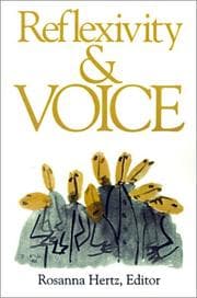 Tapa de Reflexivity & voice