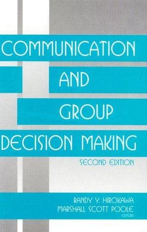 Tapa de Communication and Group Decision Making