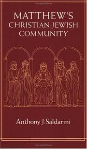 Tapa de Matthew's Christian-Jewish community