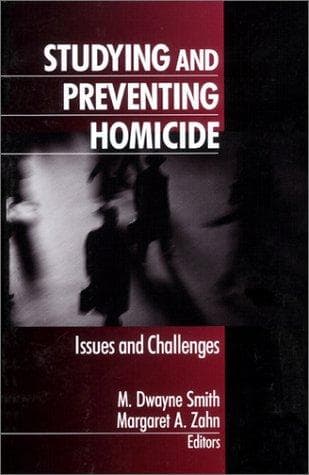 Tapa de Studying and Preventing Homicide