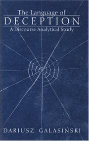 Tapa de The Language of Deception
